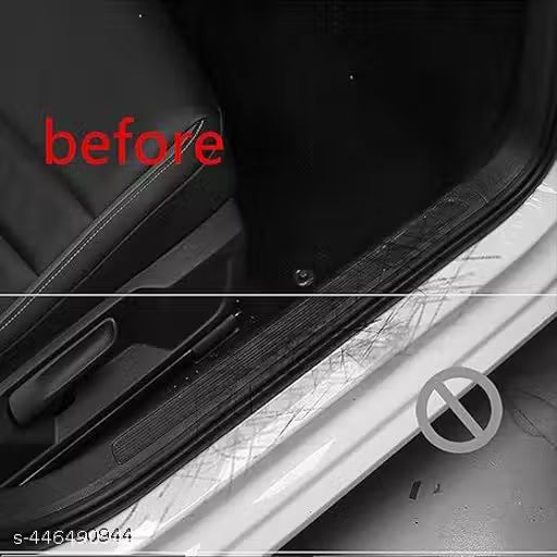 YAKHU THREAD Carbon Fibre High Gloss Anti Scratch Black Carbon Fiber Paint Protection Film Tape Ppf For Car Protection And Decoration - 2 Inches X 5 Meters